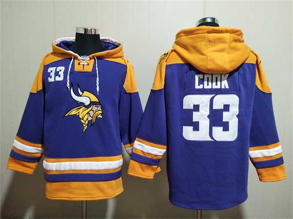 Men's Minnesota Vikings #33 Dalvin Cook Purple Yellow Ageless Must-Have Lace-Up Pullover Hoodie,We sell and wholesale Men's Minnesota Vikings #33 Dalvin Cook Purple Yellow Ageless Must-Have Lace-Up Pullover Hoodie on line form chian!